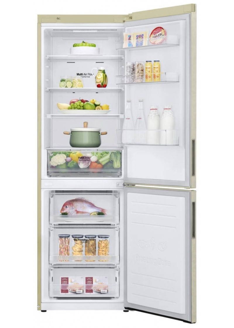 dvuhkamernyj holodilnik lg ga b459cesl bezhevyj 41 890 00 rub kod tovara 5810grm srok dostavki segodnya