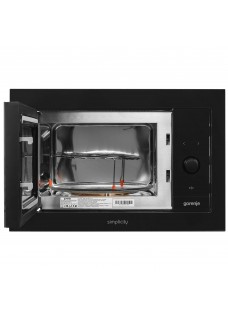 Встраиваемая микроволновая печь СВЧ Gorenje BM235G1SYB Черная 23 л 900 Вт Открывание Кнопка