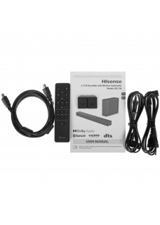 Саундбар Hisense HS2100 240 Вт тонкий Саб 11см DTS Audio USBx1 HDMI ARC
