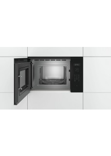 Встраиваемая микроволновая печь Bosch BFL524MBO Черное стекло Serie | 6 Открывание сенсорное 800 Вт 20л