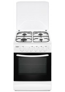 Плита для кухни Kraft KF-FSK6407AEWI Белая 60см 4 Конфорки Духовка 70л