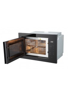 Микроволновая печь встраиваемая Midea MI10257GB Черное Стекло 900 Вт Гриль Открывание Сенсорное