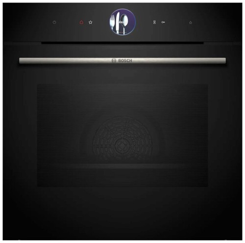 Электрический духовой шкаф Bosch HSG7361B1 Черная 71 л Гриль Пароварка Конвекция