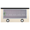 Вытяжка встраиваемая ATL 3002 60 GL Beige 650 м3/ч Бежевое Стекло