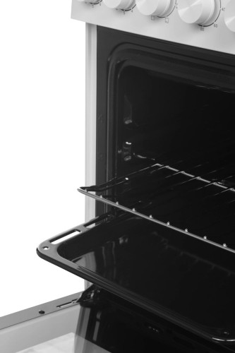 Плита для кухни 50см Midea MFO-M4E20T6E(WH) Белая Стеклокерамика 4 конфорки