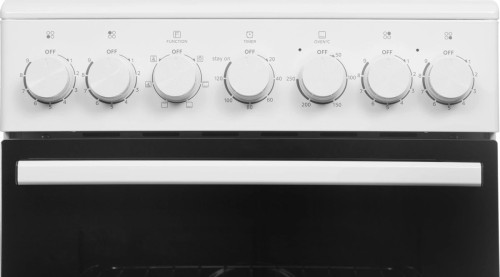Плита для кухни 50см Midea MFO-M4E20T6E(WH) Белая Стеклокерамика 4 конфорки