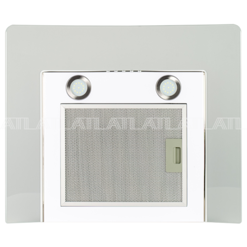 Вытяжка каминная ATL 3388 A2 TG Turbo 60 White Белая 1420 м3/ч