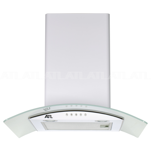Вытяжка каминная ATL 3388 A2 TG Turbo 60 White Белая 1420 м3/ч