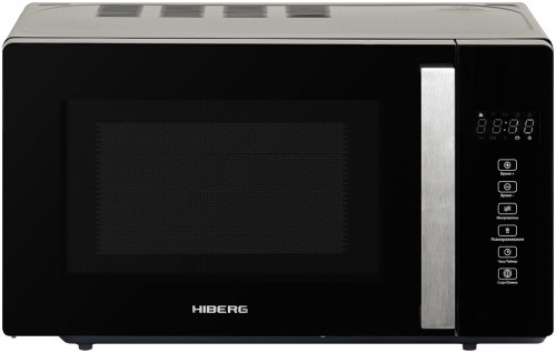 Микроволновая печь СВЧ Hiberg VM-4088 B Черное Стекло 20 л 700 В 