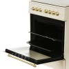 Комбинированная плита MIU Granma 61S Бежевая 60см 4 конфорки Духовка электро 65 л