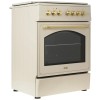 Комбинированная плита MIU Granma 61S Бежевая 60см 4 конфорки Духовка электро 65 л