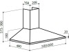 Вытяжка каминная LEX BASIC 500 White Белый