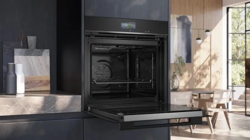 Духовой шкаф встраиваемый Siemens HB 776G1B1 Черное стекло 71 л