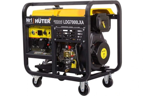 Генератор дизельный Huter LDG 7000LXА Электростартер 5,5 кВт