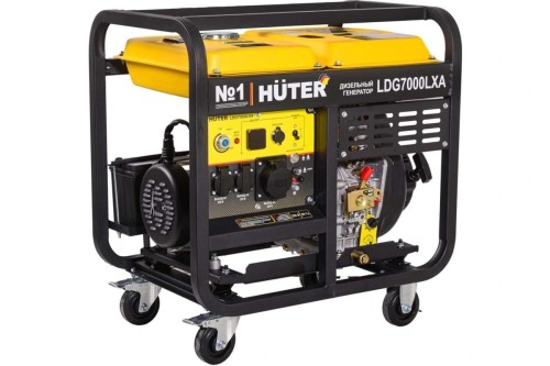 Генератор дизельный Huter LDG 7000LXА Электростартер 5,5 кВт