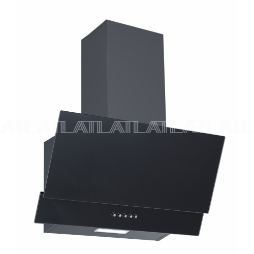 Вытяжка для кухни каминная пристенная ATL 3488 60 см black Черное Стекло 650 м3/ч