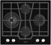 Варочная панель Hotpoint HG 62FD/BK Черное стекло 4 газ конфорки ГК