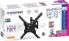 Кронштейн для телевизора Kromax DIX-25 черный 24-55 макс.20 кг настенный поворотный