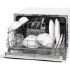Посудомоечная машина мини HIBERG T56 615 W Белая 6 комплектов 7 программ 2 корзины