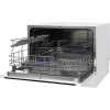 Посудомоечная машина мини HIBERG T56 615 W Белая 6 комплектов 7 программ 2 корзины