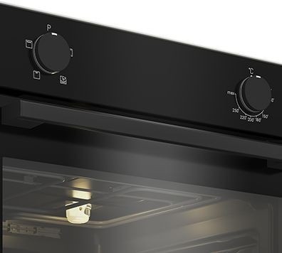 Духовой шкаф Indesit IFE 2420 BL Черный 72 л Самоочистка Паром 