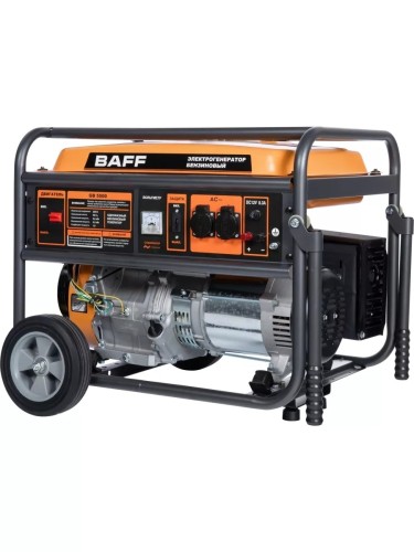 Генератор бензиновый BAFF GB 5500 Ручной стартер 5,5 кВт