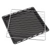 Плита для кухни 50 см Simfer F55VW04017 Белая Электрическая 4 конфорки духовка 45 л