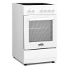 Плита для кухни 50 см Simfer F55VW04017 Белая Электрическая 4 конфорки духовка 45 л