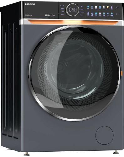 Стиральная машина с сушкой HIBERG i-DDQ10 - 10714 Sd Серая 10,5 кг 1400об/мин