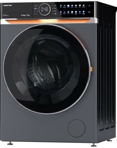 Стиральная машина с сушкой HIBERG i-DDQ10 - 10714 Sd Серая 10,5 кг 1400об/мин