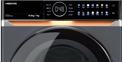 Стиральная машина с сушкой HIBERG i-DDQ10 - 10714 Sd Серая 10,5 кг 1400об/мин