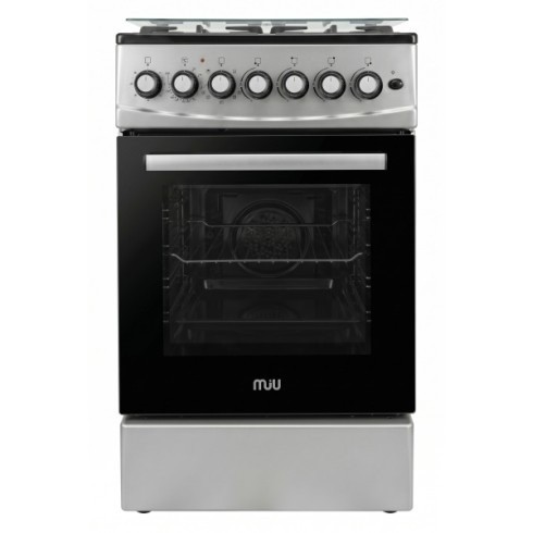 Плита для кухни 50 см MIU Harisma 516 Lux Серая Нерж