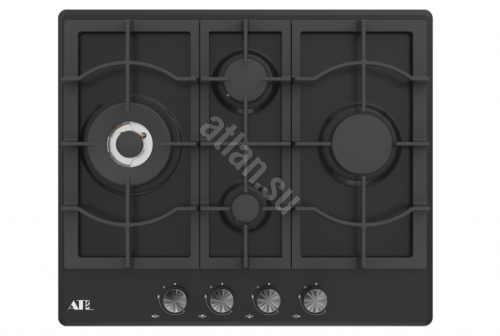 Варочная панель ATL 4TD60BK MSTGR Черное стекло