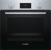 Духовой шкаф Bosch HBF114ESOR Нерж Черное стекло 66л