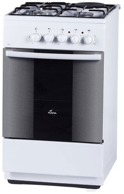 Плита для кухни Flama RK 23-105 W Белая 50см Газ конфорок 3 Электро 1
