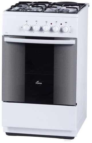 Плита для кухни Flama RK 23-105 W Белая 50см Газ конфорок 3 Электро 1