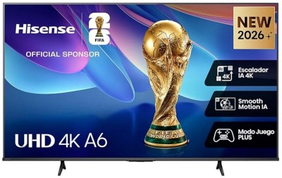 Телевизор Hisense 55A6S RU D-LED UHD 60 Hrz Smart Tv HomeOS (VIDAA) Amazon Alexa HDMIx3 USBx2