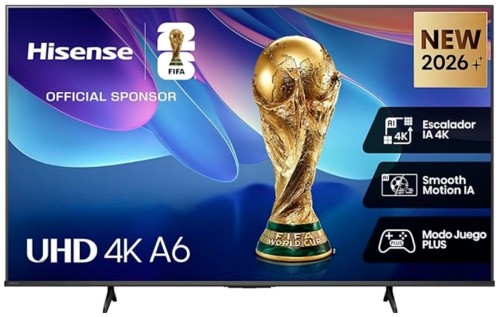 Телевизор Hisense 55A6S RU D-LED UHD 60 Hrz Smart Tv HomeOS (VIDAA) Amazon Alexa HDMIx3 USBx2