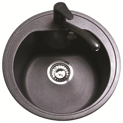 Кухонная мойка POLYGRAN F-05 Черный 16