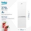 Холодильник Beko RCNK 270 K 20 W Белый 270л No Frost