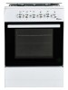 Плита для кухни 60 см IDEAL L 110 Белая 4 конфорки Духовка электро 65 л