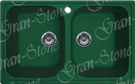 Gran-Stone мойка мрамор GS-15 ( №305)зеленый
