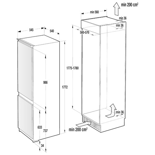 Холодильник Gorenje RKI 4182 E1