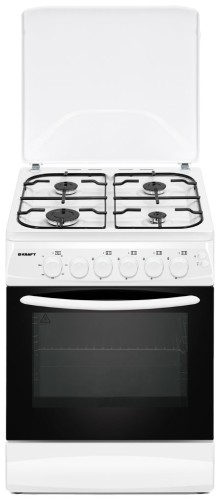 Плита для кухни Kraft KF-FSK6407AEWI Белая 60см 4 Конфорки Духовка 70л