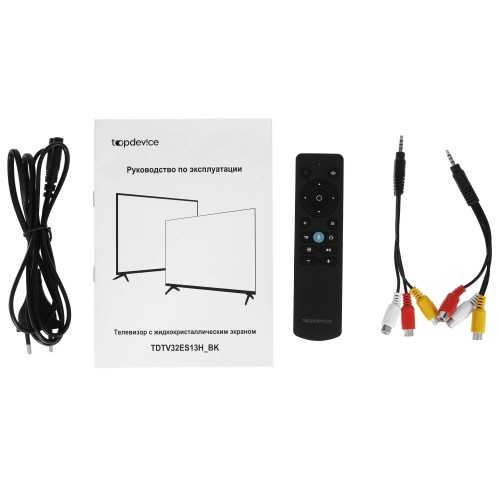 Телевизор Topdevice TDTV32ES13H_BK D-LED 60Hrz HD Yandex OS WiFi 6 