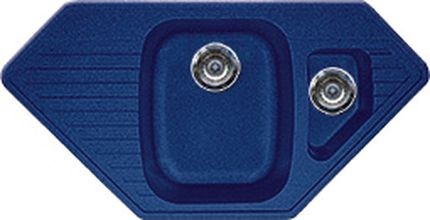 Gran-Stone мойка мрамор GS-10К (№323)синий