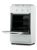 Плита для кухни FLAMA 3202W Белая 2 Кофнрки Духовка Газ 30 л