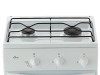 Плита для кухни FLAMA 3202W Белая 2 Кофнрки Духовка Газ 30 л