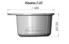 Кухонная мойка POLYGRAN F-05 Опал 308 Круглая