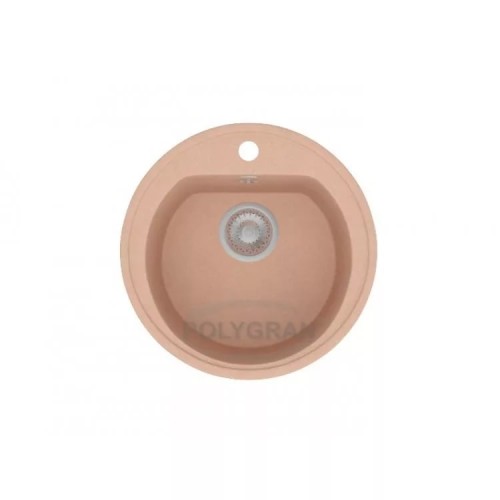 Кухонная мойка POLYGRAN F-05 Опал 308 Круглая